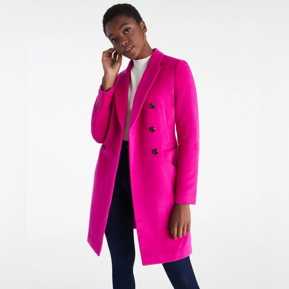 Petite Double Breasted Chesterfield Coat XSP